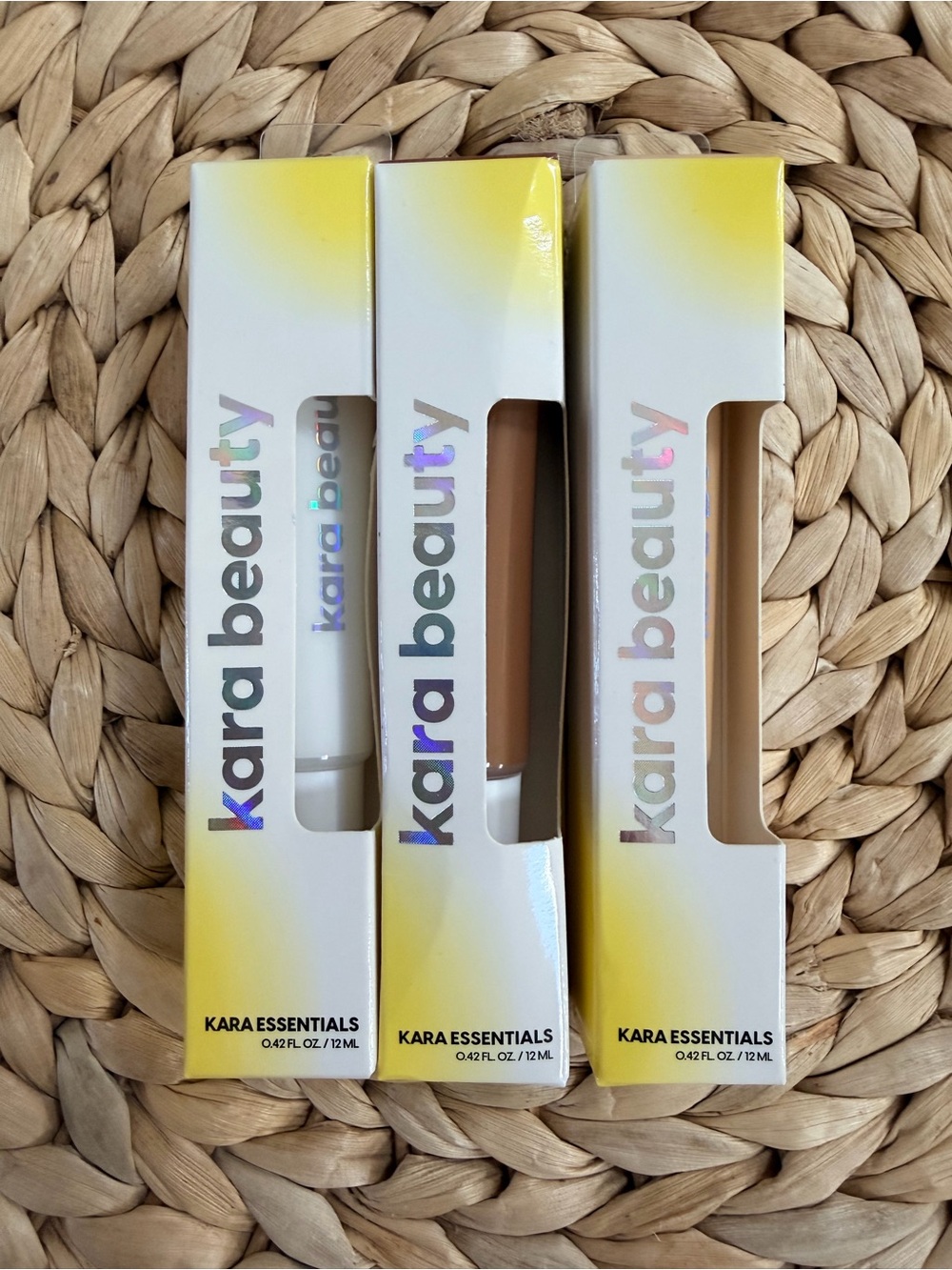 NIB Kara Beauty Essentials Eyeshadow Primer 3-Piece Bundle
